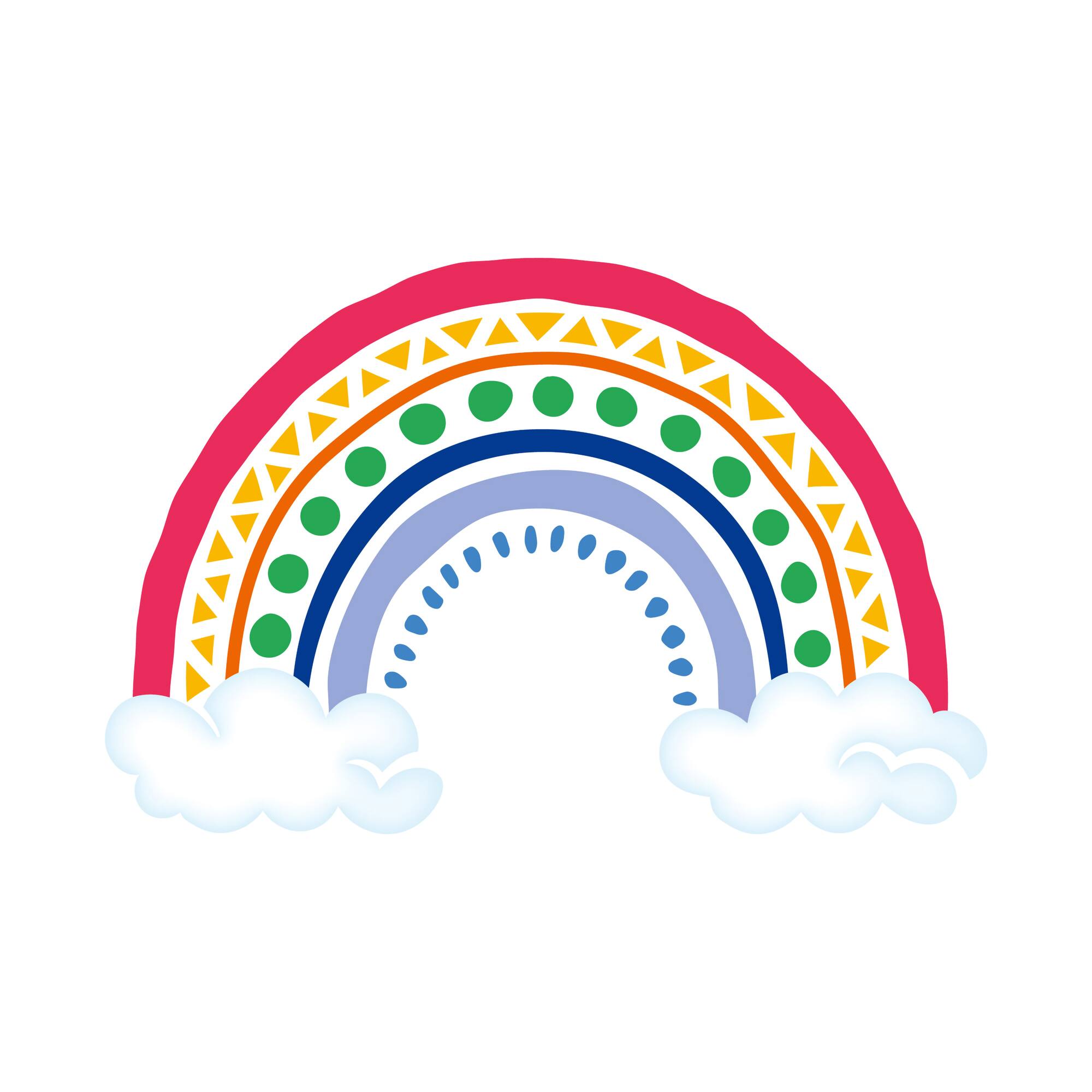 Rainbow Layering Stencils by Recollections™